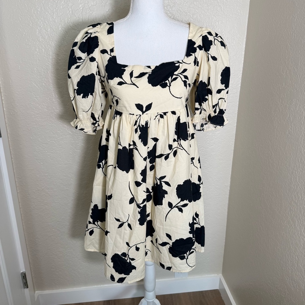 Sofie the Label Isla Mini Dress Size Small Cottagecore Romantic Casual Chic